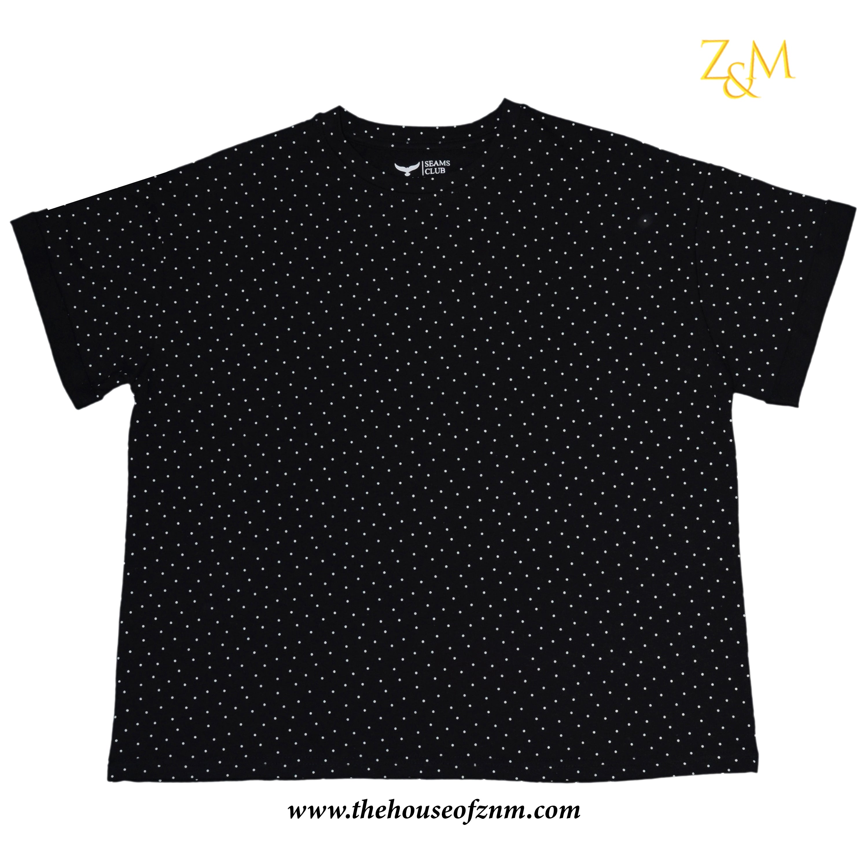 Polkadot Black - Relax Fit